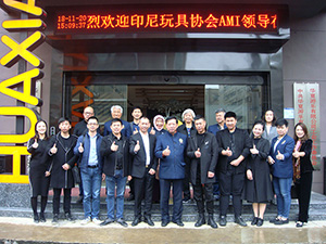 印尼玩具協會AMI會長賴接福一行來我公司考察
